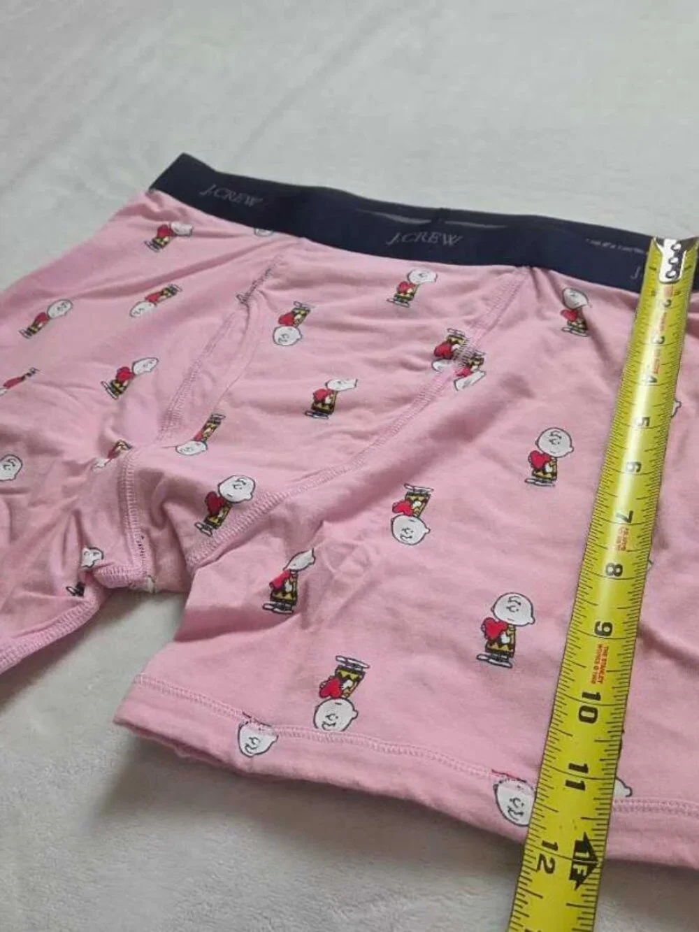 New M J.Crew x Peanuts Charlie Brown Valentine's stretch 4